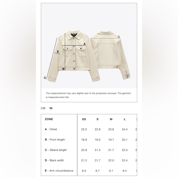 ZARA FAUX FUR SHORT COAT - Picture 11 of 11